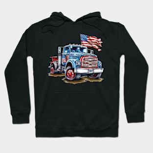 4th of July Ford Truck Design Hoodie